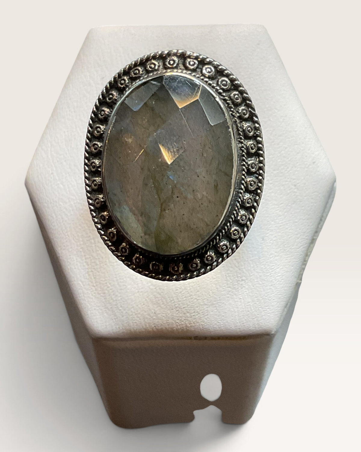 Nicky Butler Sterling Silver Labradorite Gemstone Ring - Pre-Loved
