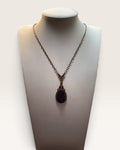 1928 Copper Tone Pendant Necklace 18-20" - Pre-Loved