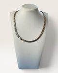 Italian Made Riccio 16” 29 grams Tri-Colored Necklace - Pre-Loved