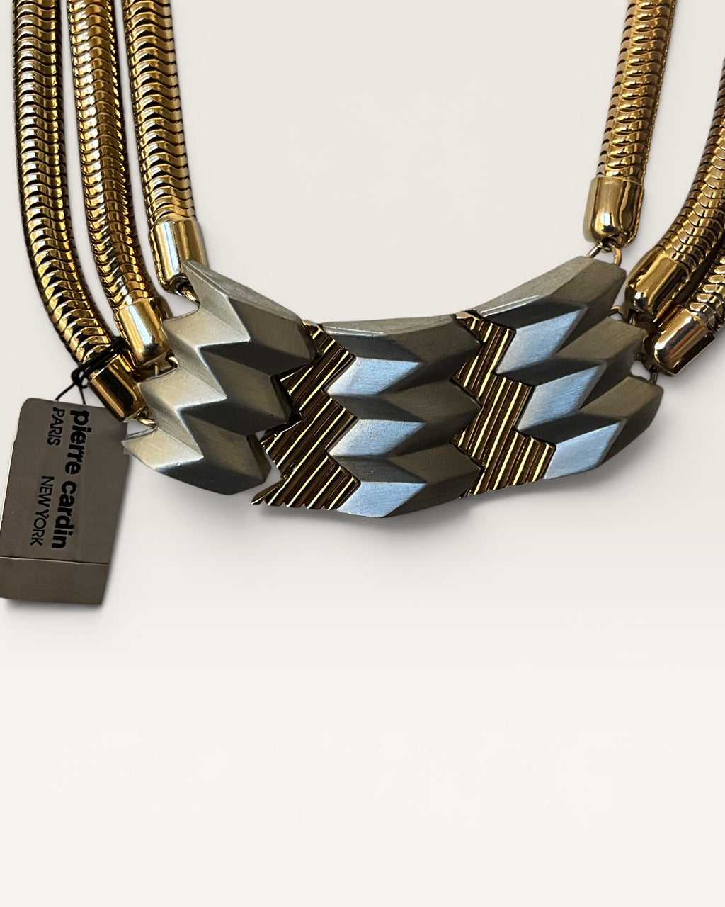 Pierre Cardin Metal Necklace - Estate Sale (Great Condition)