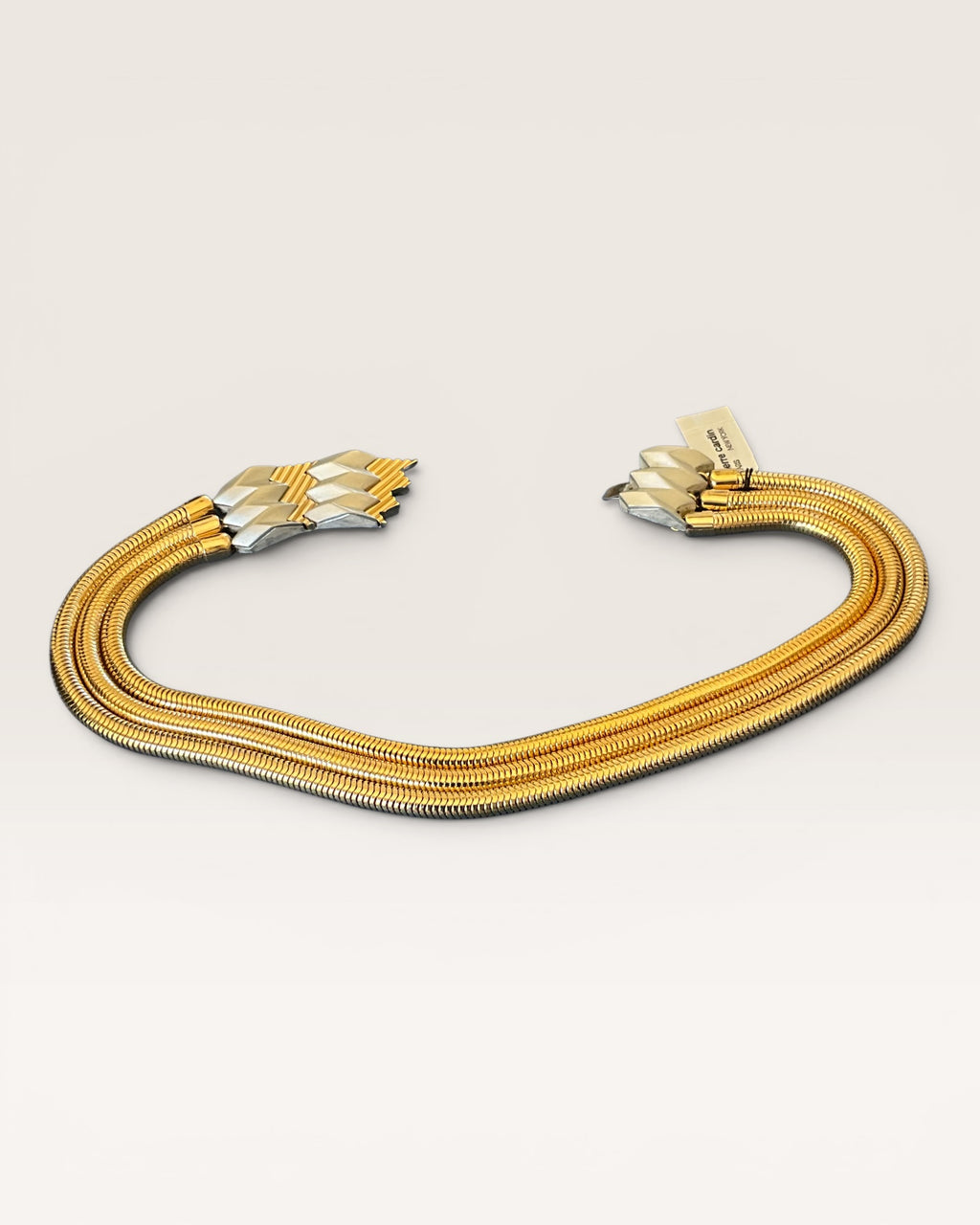 Pierre Cardin Metal Necklace - Estate Sale (Great Condition)