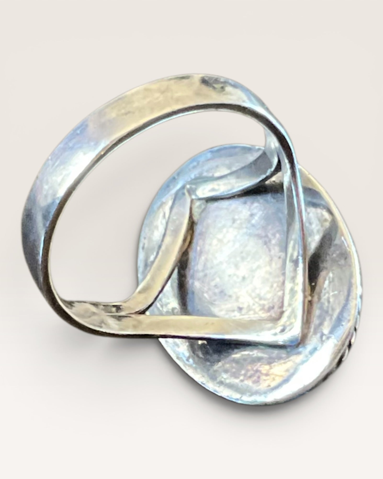 Larimar on Sterling Silver Ring - Estate Sale (Great Condition)