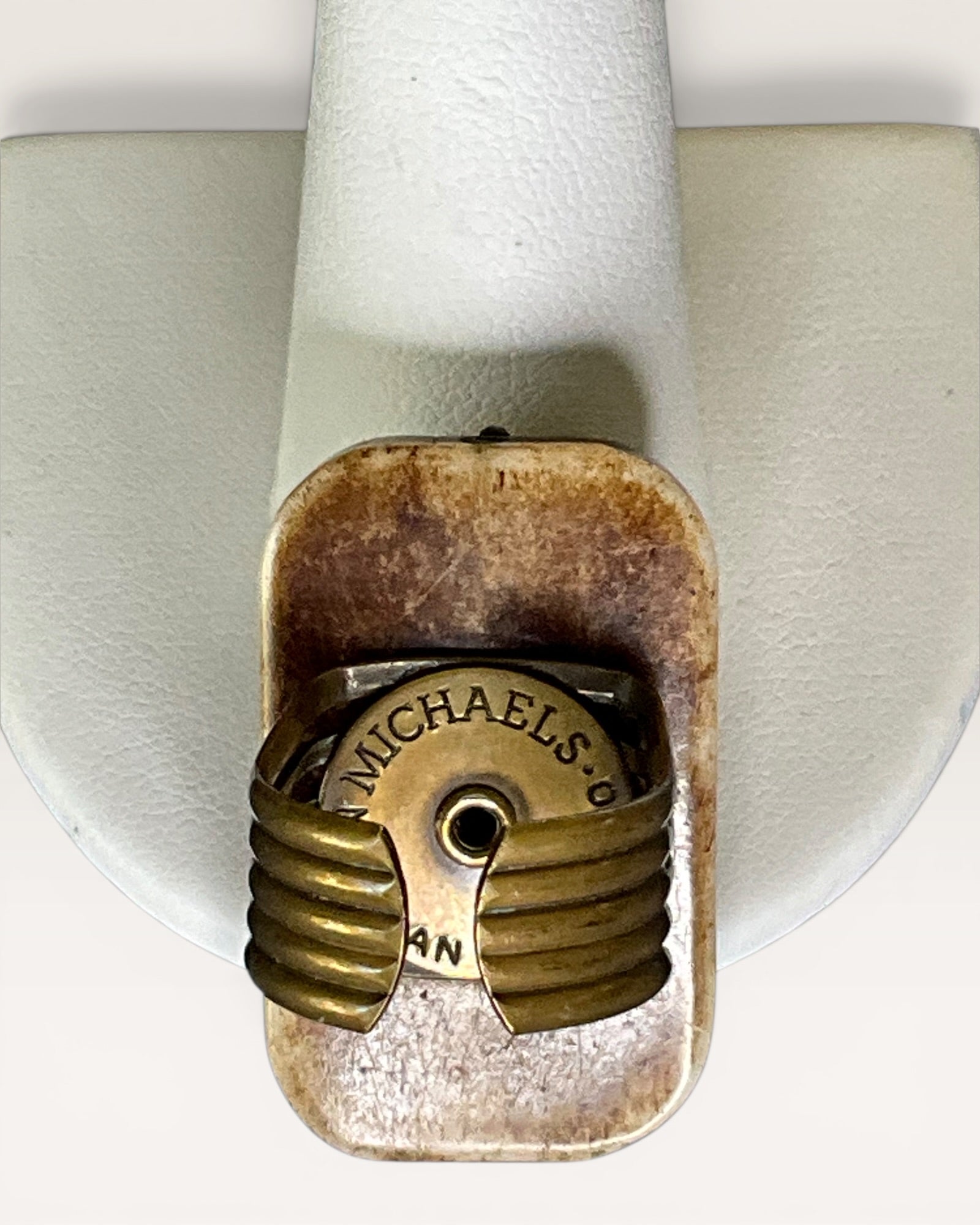 Jan Michaels Vintage Jade Adjustable Ring - Estate Sale (Great Condition)
