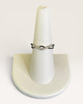 Sterling Silver Bi-Pass Ring - Estate Sale (Great Condition)