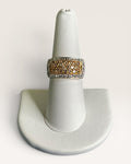 Two Tone Pave Statement Ring - Estate Sale (Great Condition)