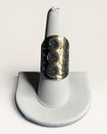 Trilogy Druzy Crystal Adjustable Ring - Estate Sale (Great Condition)