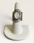 Sterling Silver Moonstone Ring - Estate Sale (Great Condition)