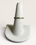 Sterling Silver Textured Band  Ring - Estate Sale (Great Condition)