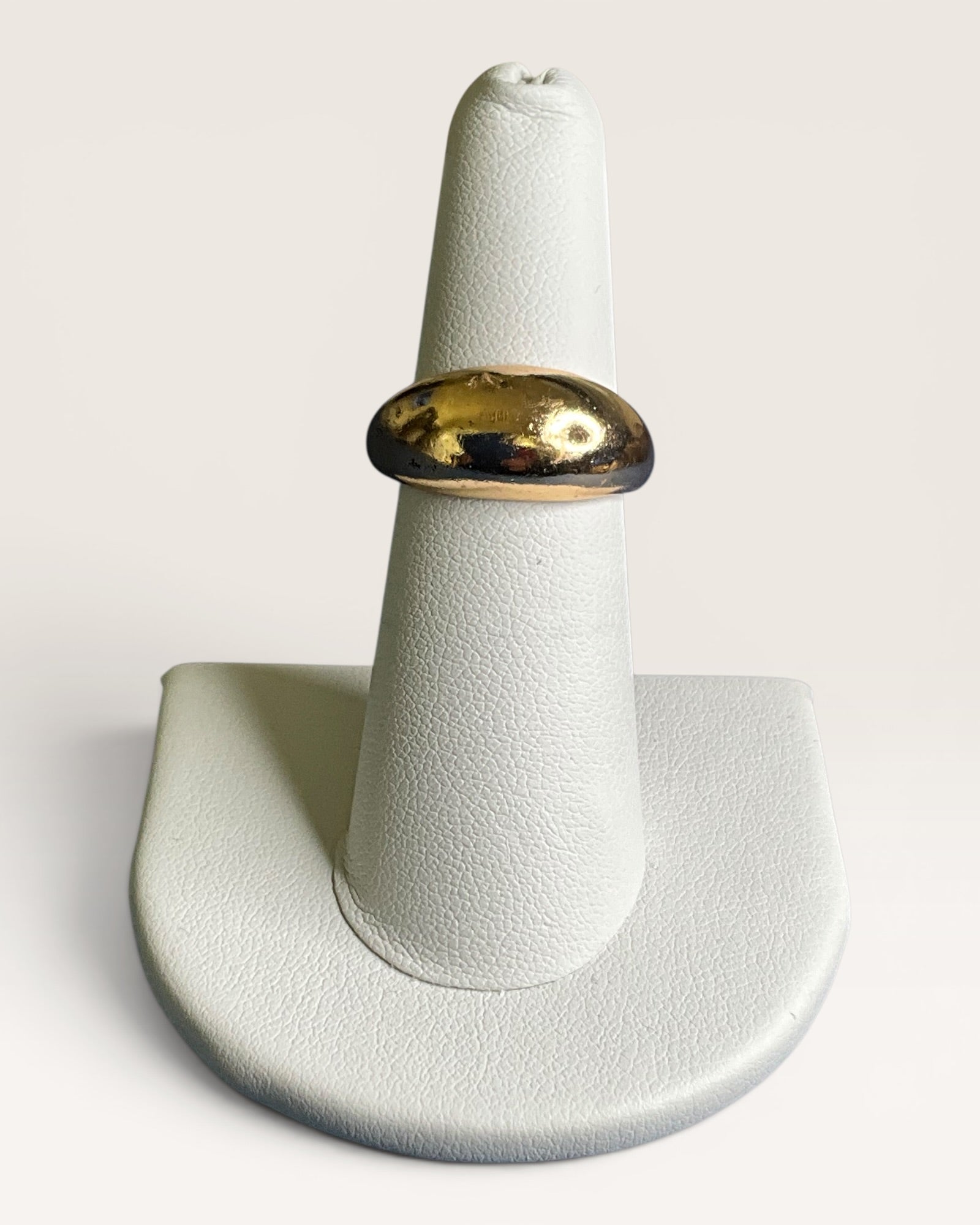 Modern Puffy Open Back Statement Ring - Estate Sale (Great Condition)