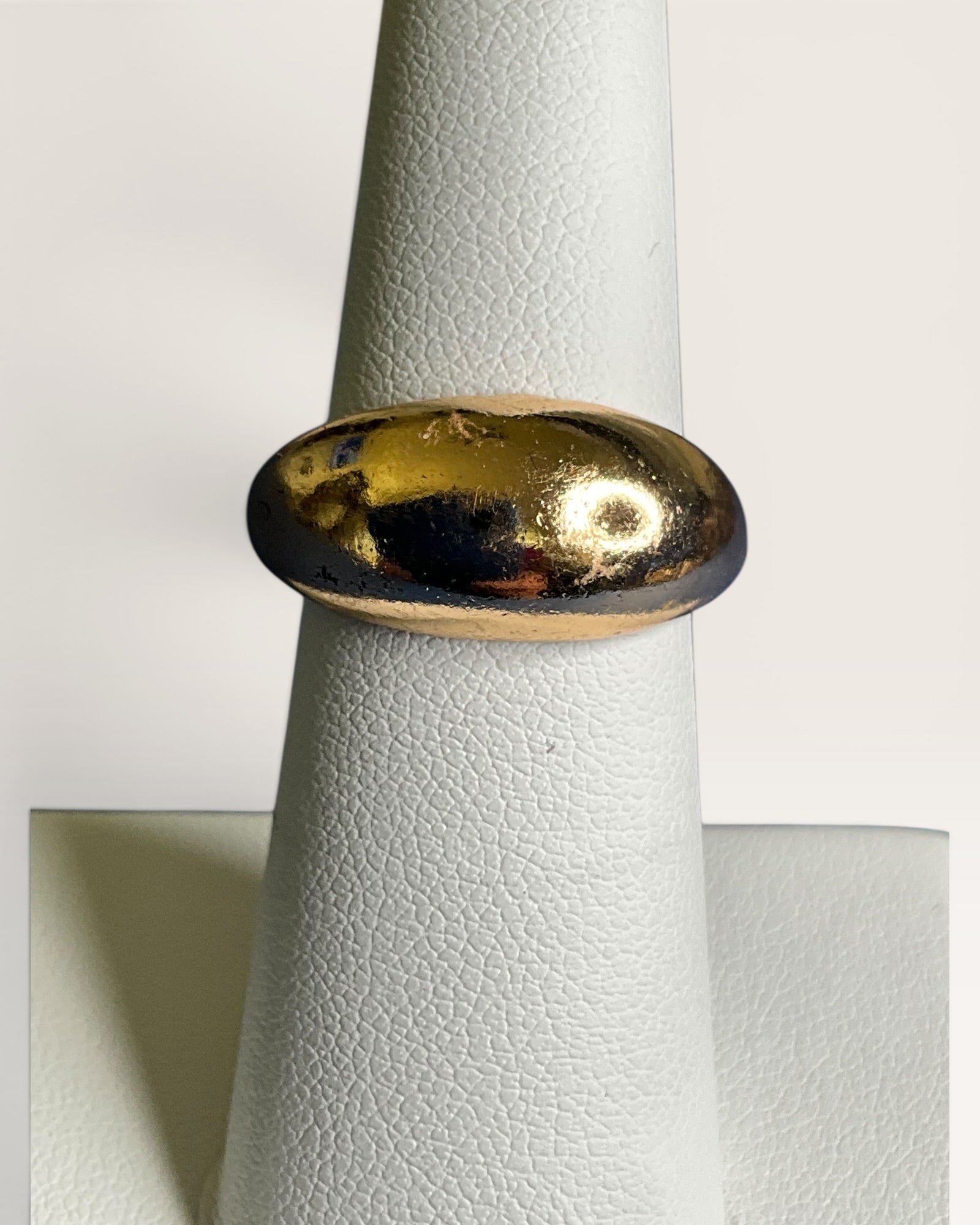 Modern Puffy Open Back Statement Ring - Estate Sale (Great Condition)