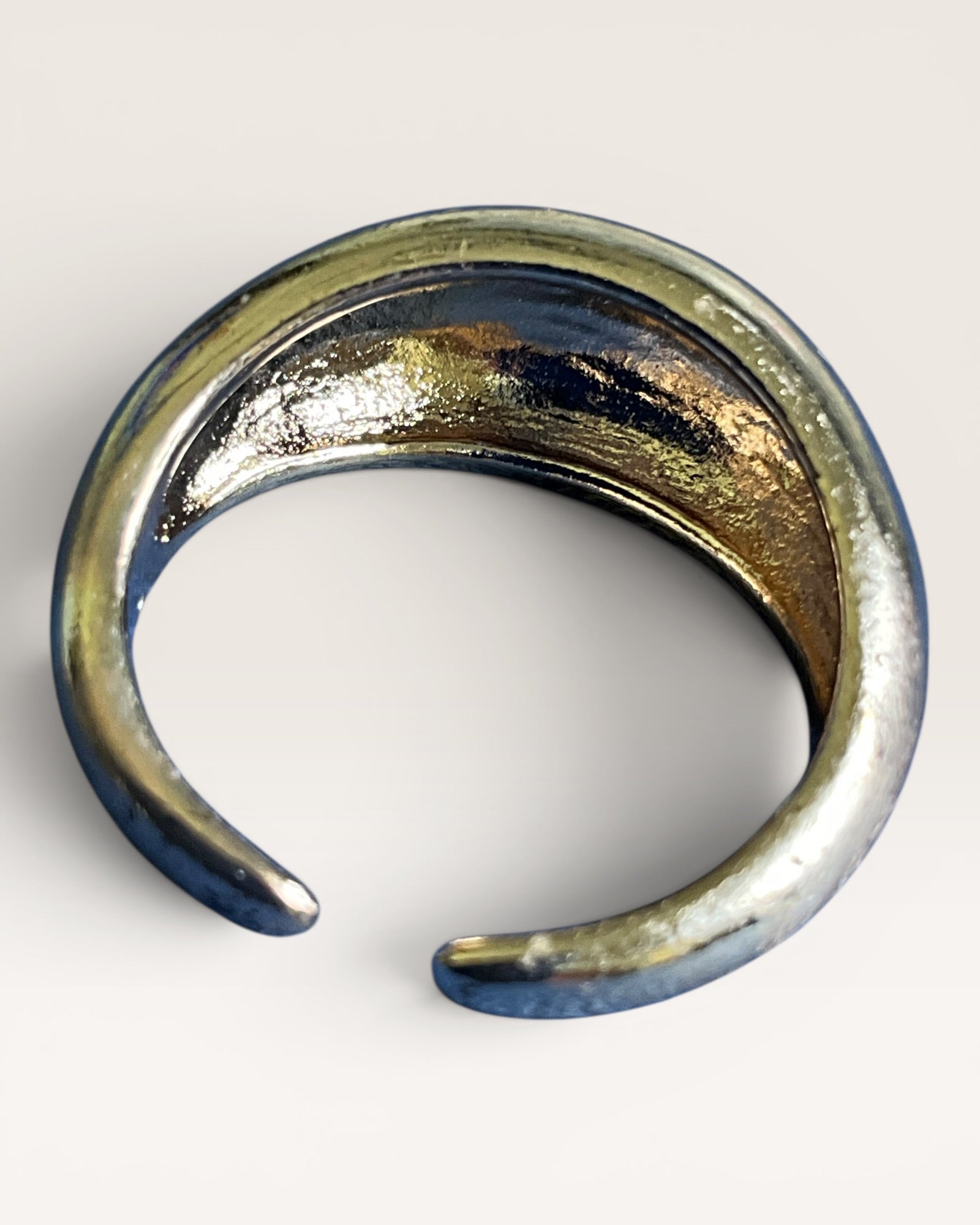 Modern Puffy Open Back Statement Ring - Estate Sale (Great Condition)