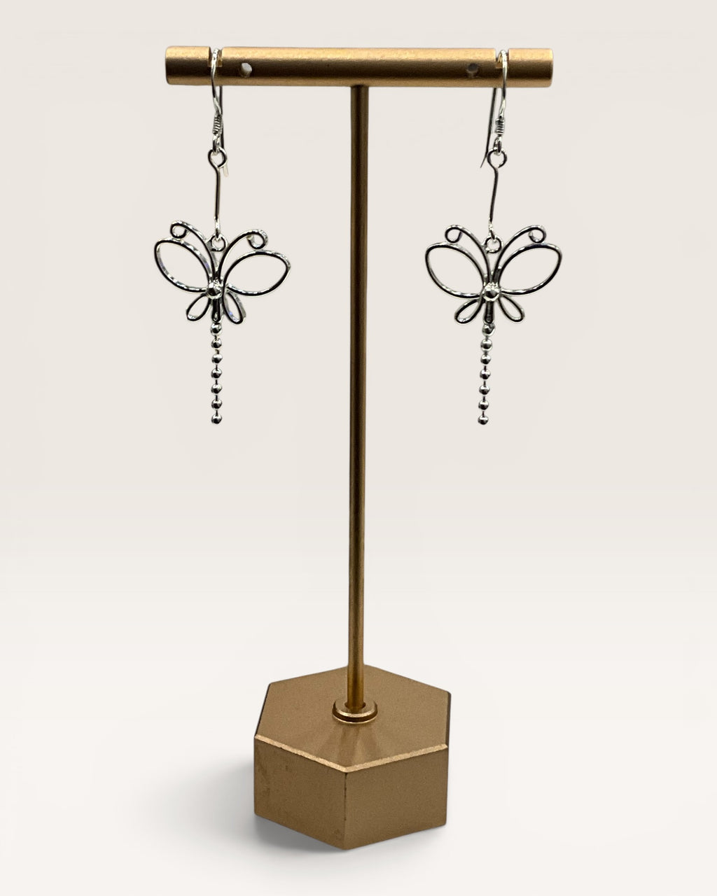 Sterling Silver Dragonfly Earrings