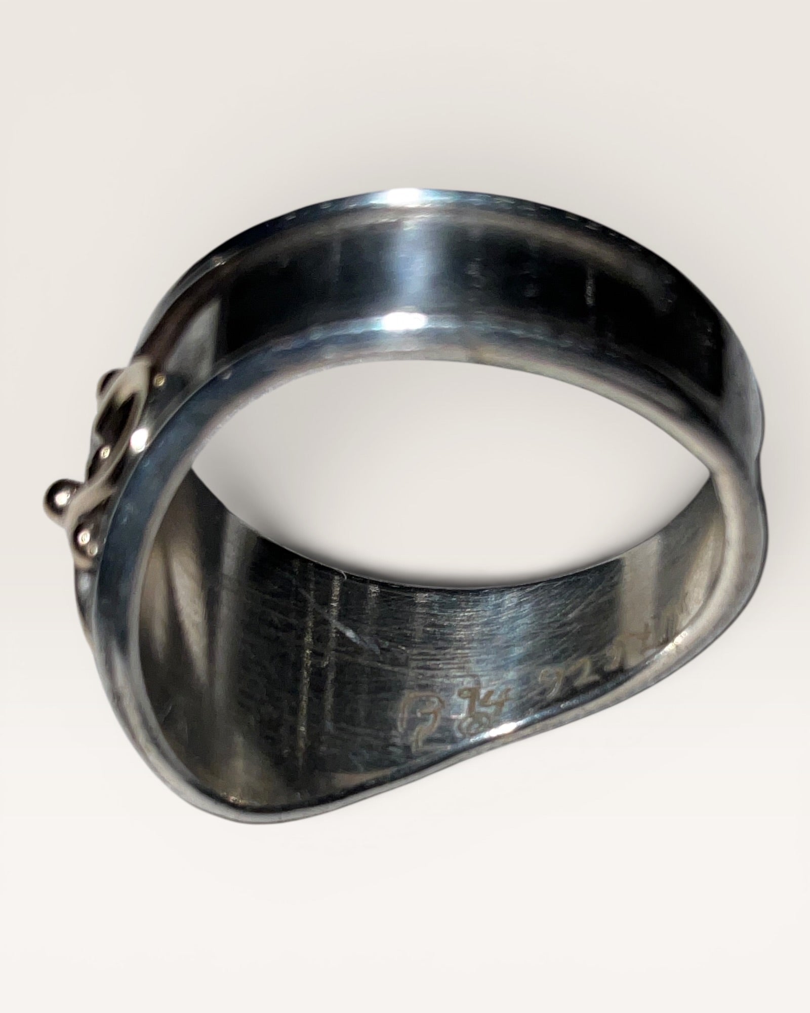 Sterling Silver Labradorite Gemstone Ring - Estate Sale (Great Condition)