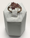 Sterling Silver Pink Tourmaline Gemstone Ring - Estate Sale (Great Condition)
