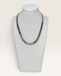 Italian Milor Sterling Silver 925 Twisted Omega Necklace - Estate Sale (Great Condition)