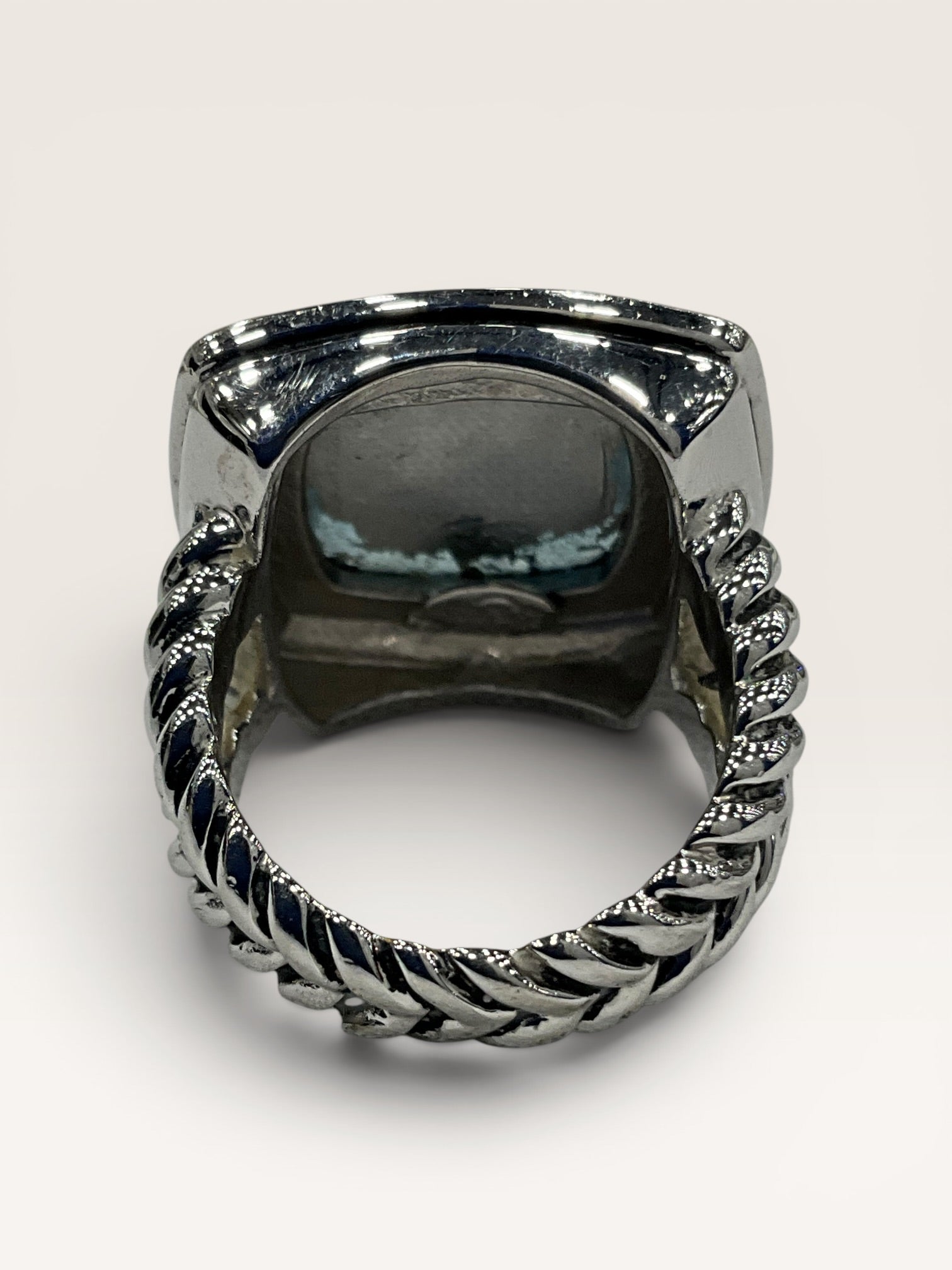 Premier Designs Cloud 9 Blue Cushion Cut Ring - Estate Sale (Great Condition)