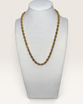 Napier Gold Tone Rope Necklace - Estate Sale (Great Condition)