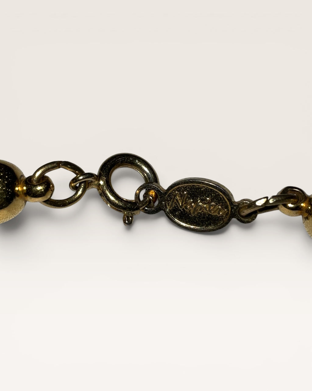 Napier Gold Tone Rope Necklace - Estate Sale (Great Condition)