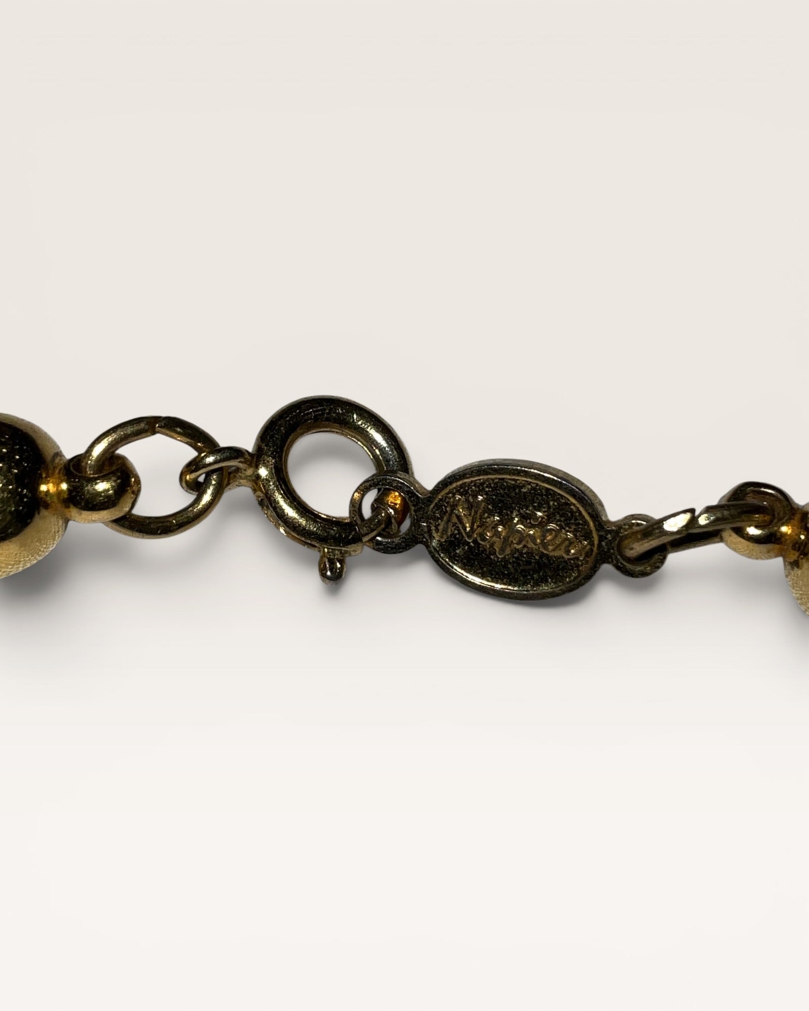 Napier Gold Tone Rope Necklace - Estate Sale (Great Condition)