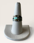 Sterling Silver Ring with Abalone Inlay - Estate Sale (Great Condition)