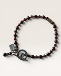 Richard Bengay Garnet & Pearl Bracelet - Estate Sale (Great Condition)