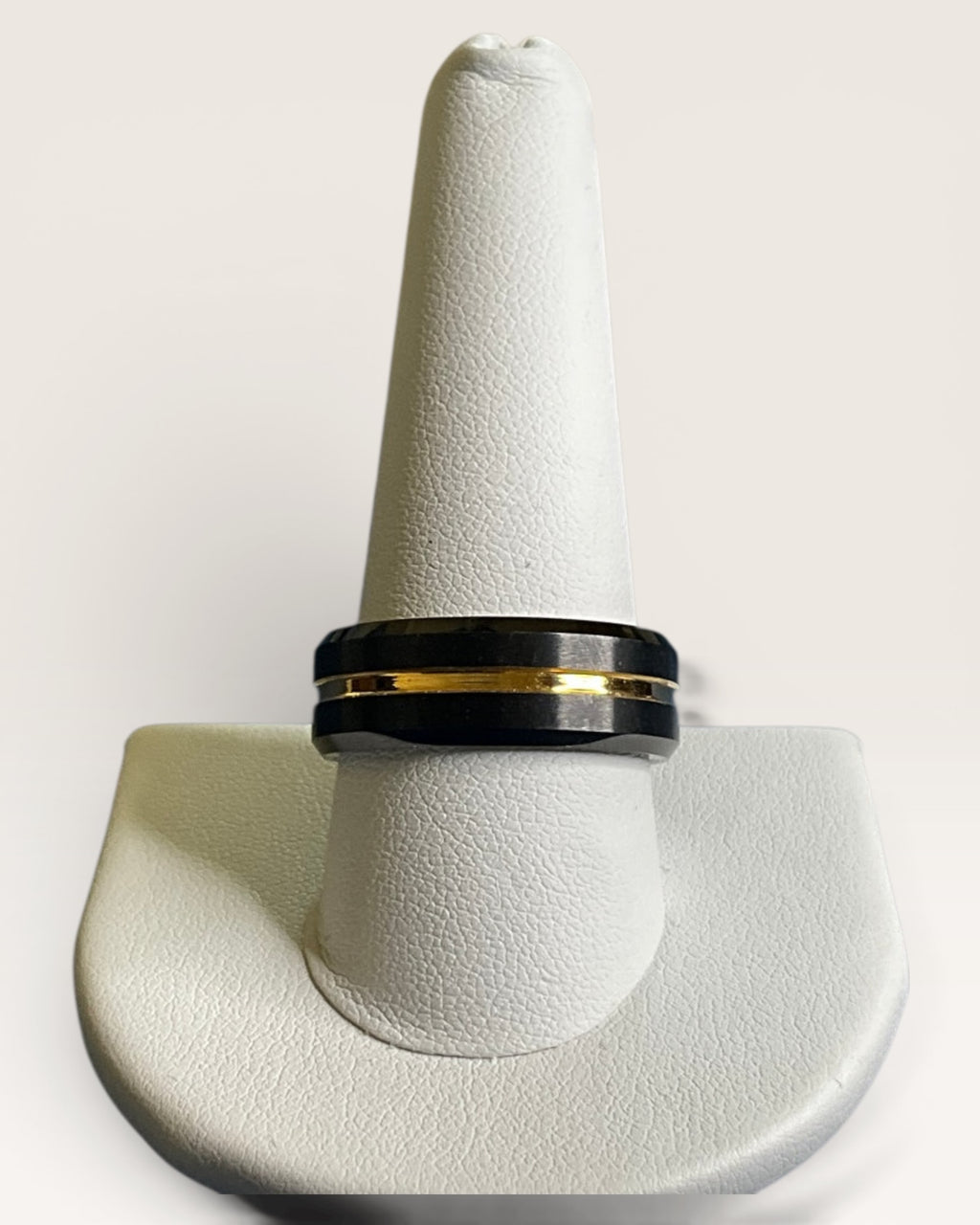 King Will Tungsten Carbide with Black Brush Finish 8mm Ring - Pre-Loved