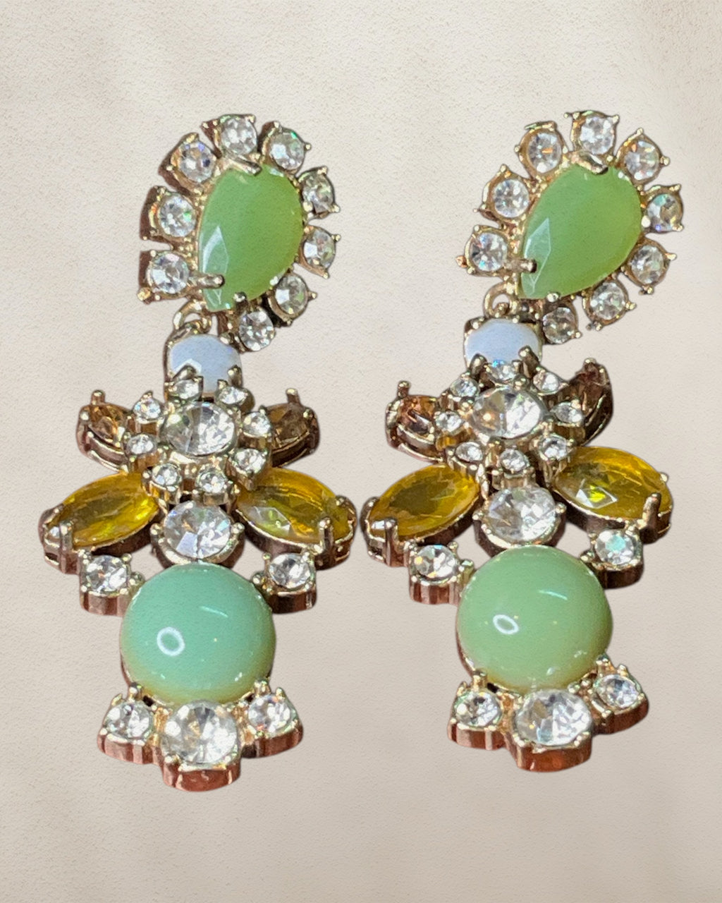 JCrew Gold Tone Dangle Earrings - Estate Sale (Great Condition)