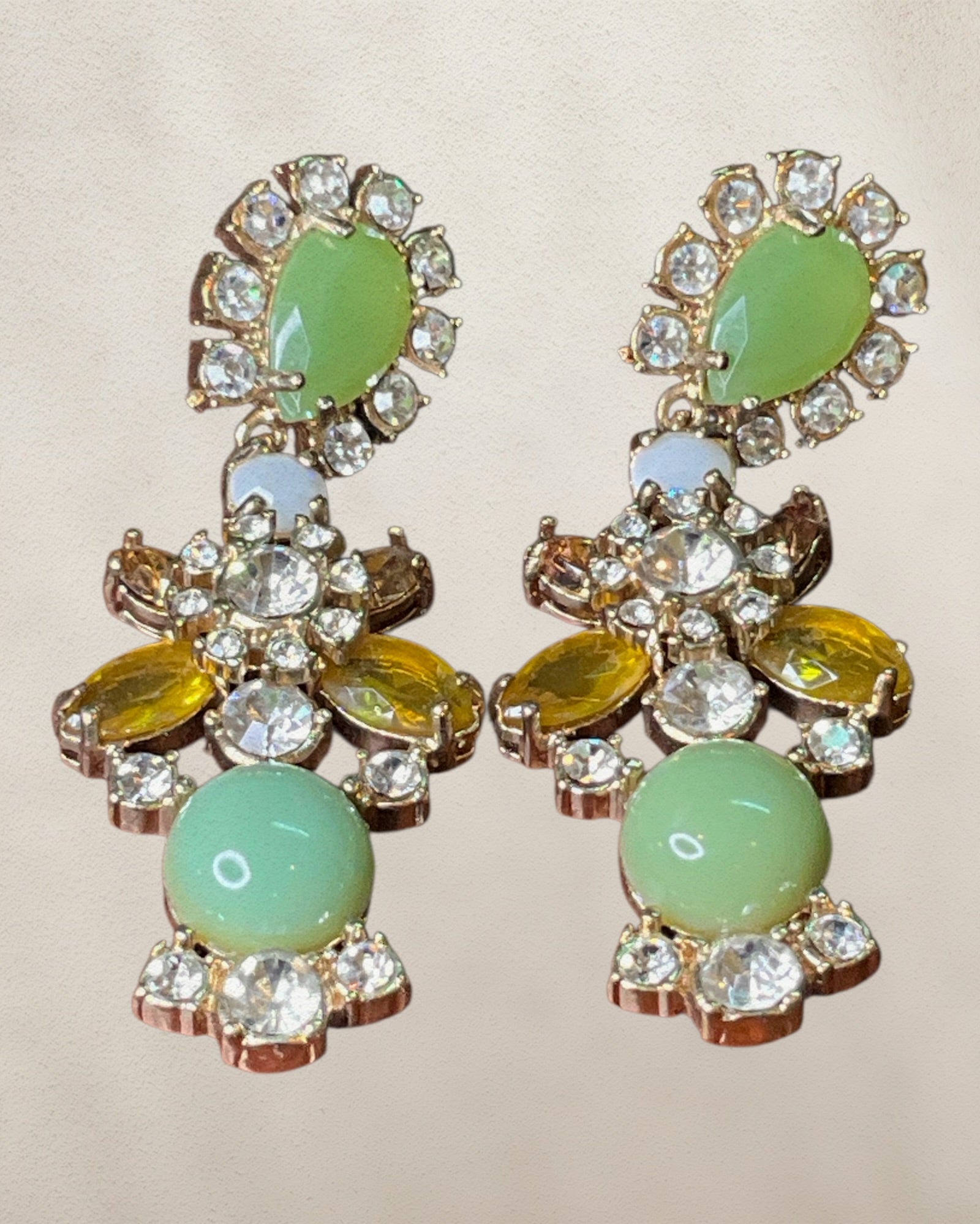 JCrew Gold Tone Dangle Earrings - Estate Sale (Great Condition)