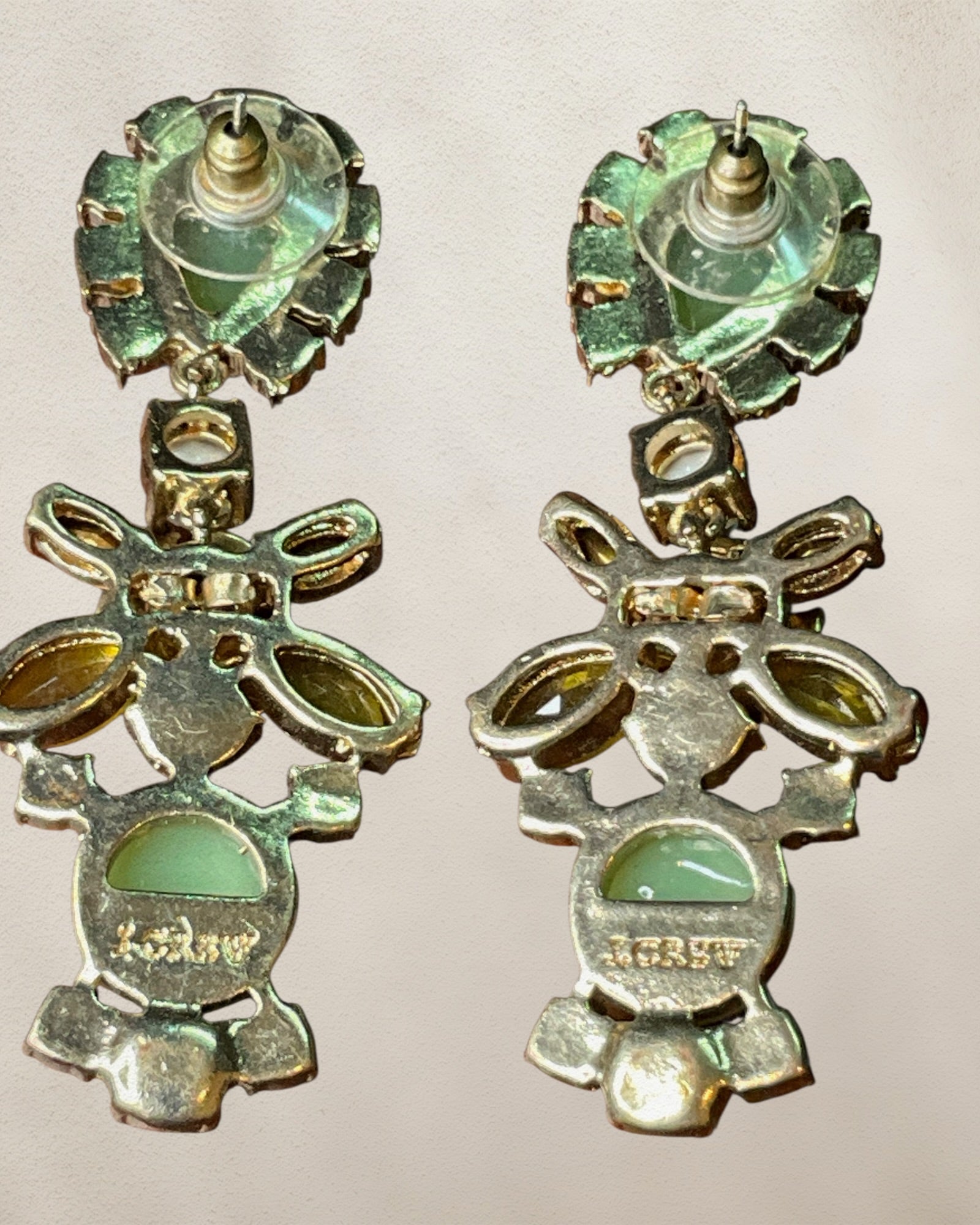 JCrew Gold Tone Dangle Earrings - Estate Sale (Great Condition)