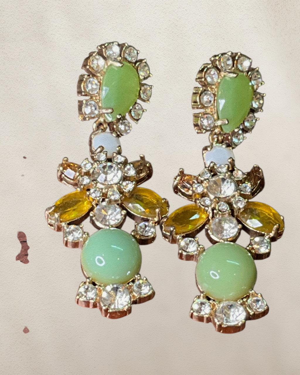 JCrew Gold Tone Dangle Earrings - Estate Sale (Great Condition)