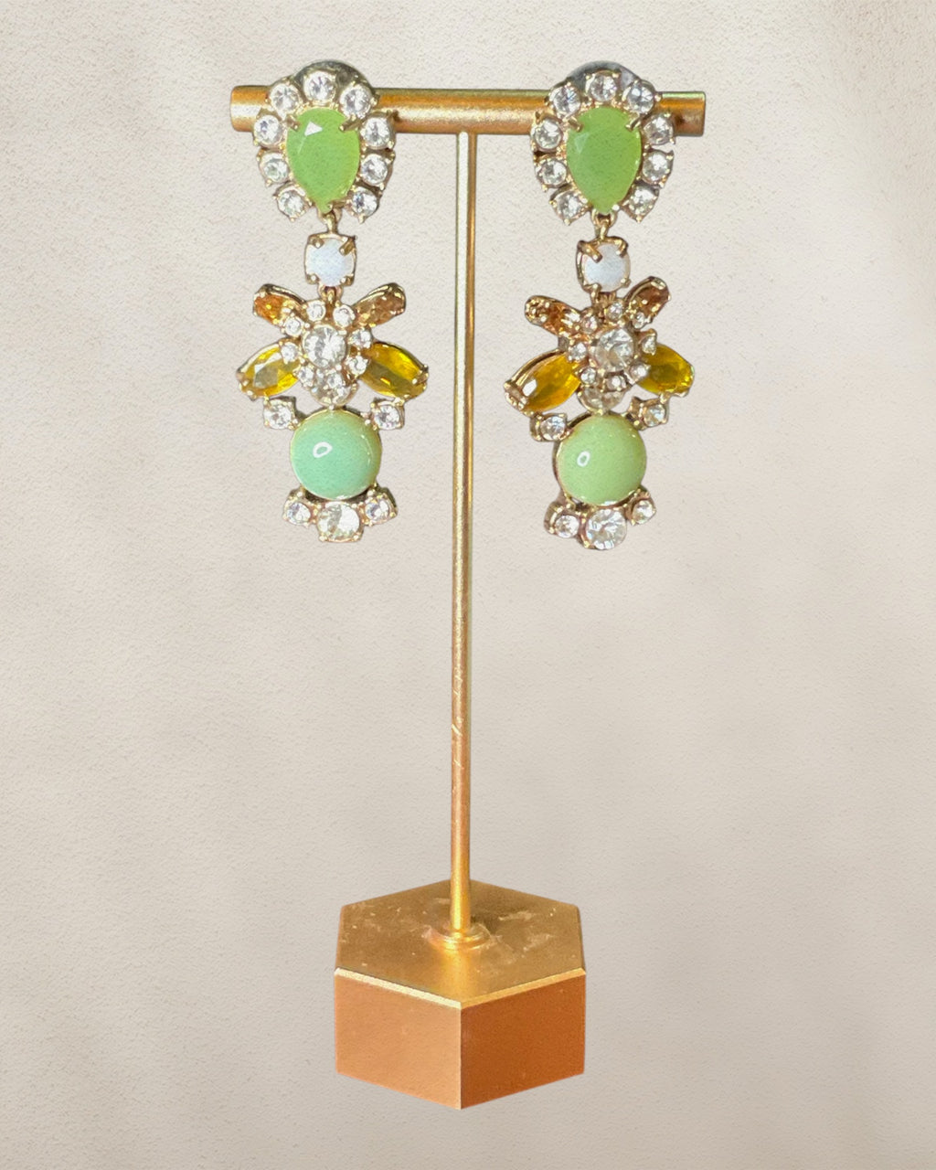 JCrew Gold Tone Dangle Earrings - Estate Sale (Great Condition)