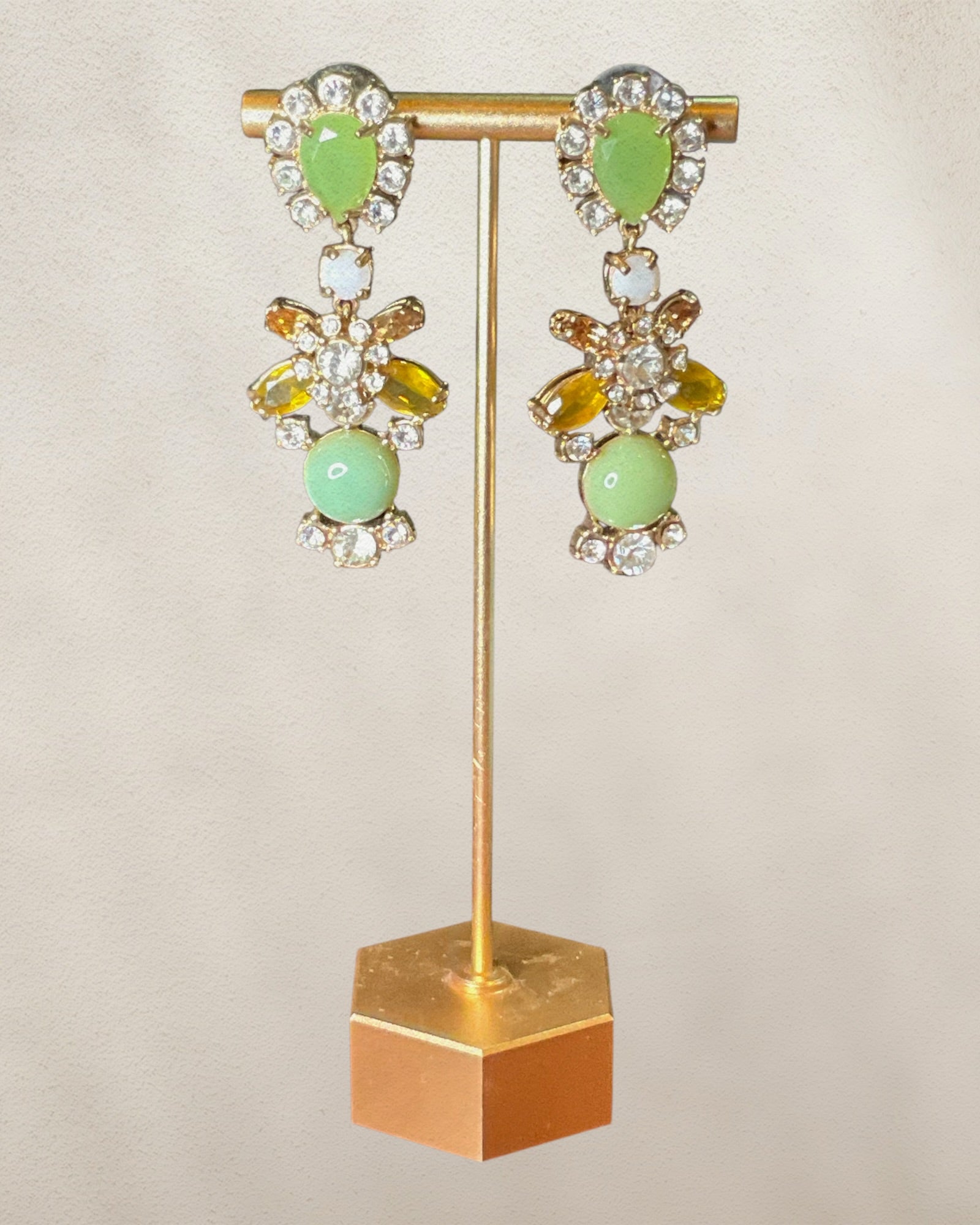 JCrew Gold Tone Dangle Earrings - Estate Sale (Great Condition)