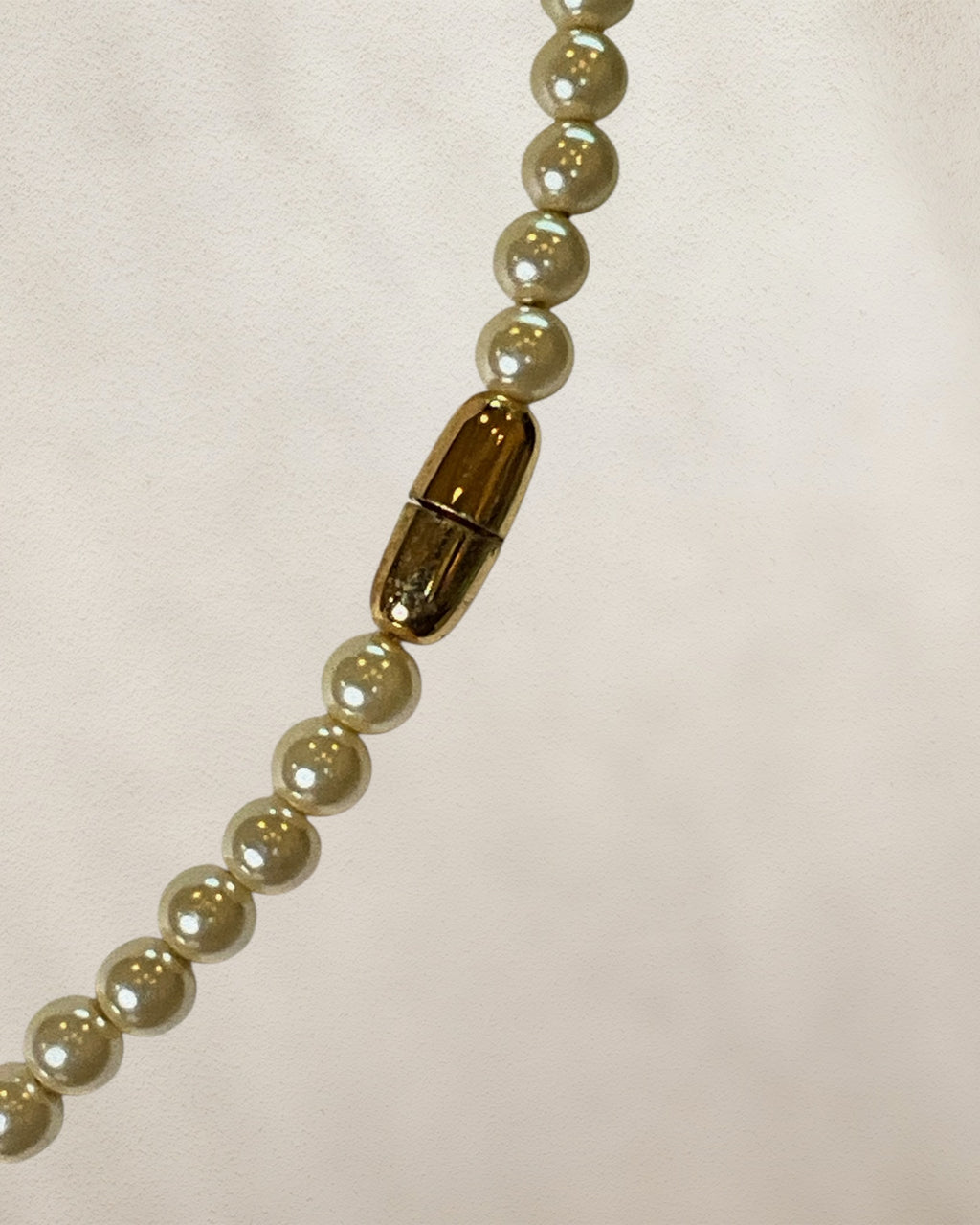 Avon Heart Necklace with Pearl Halo New in Box