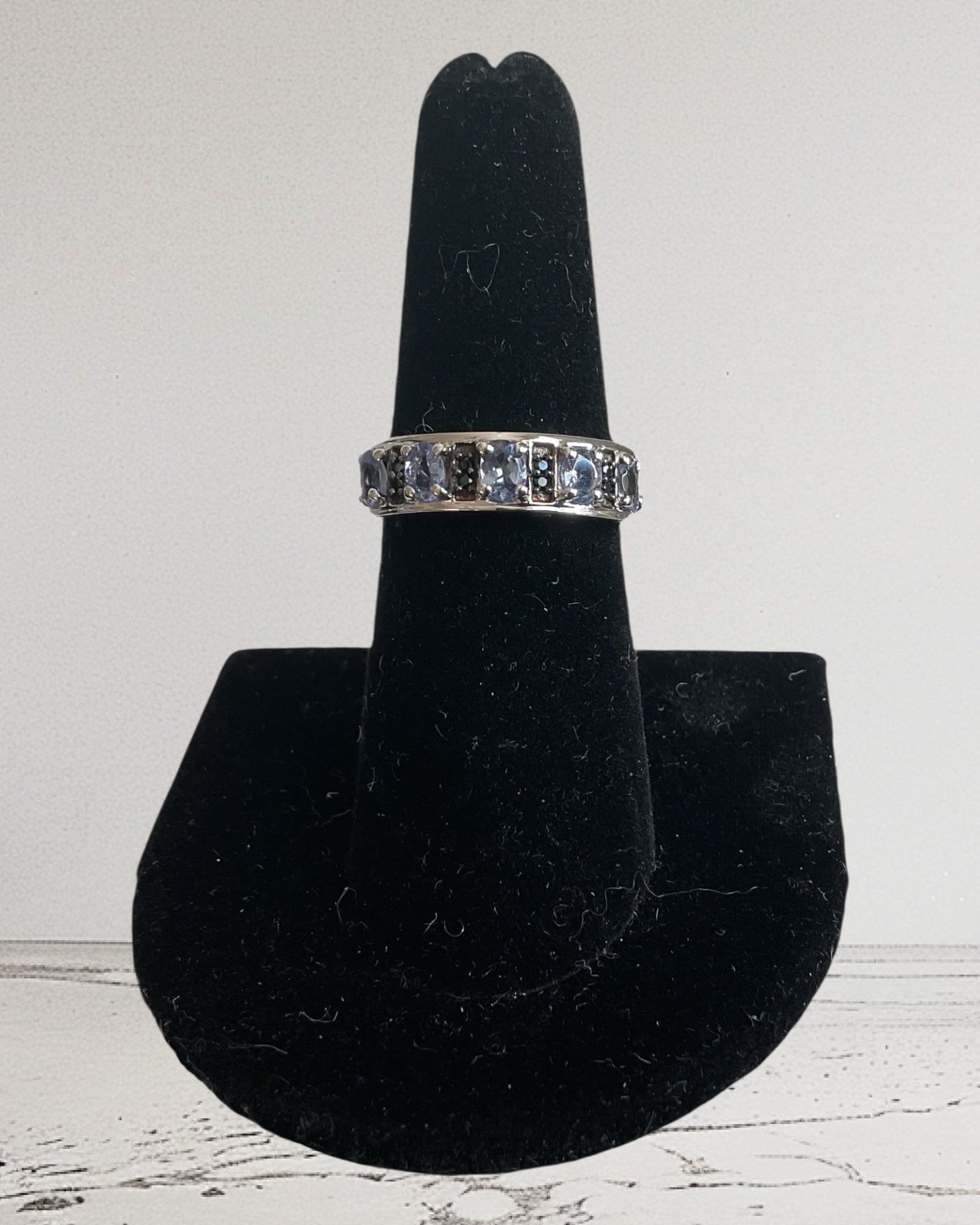 Affordable Luxury Collection - Tanzanite & Spinel Gemstone Ring (Sterling)