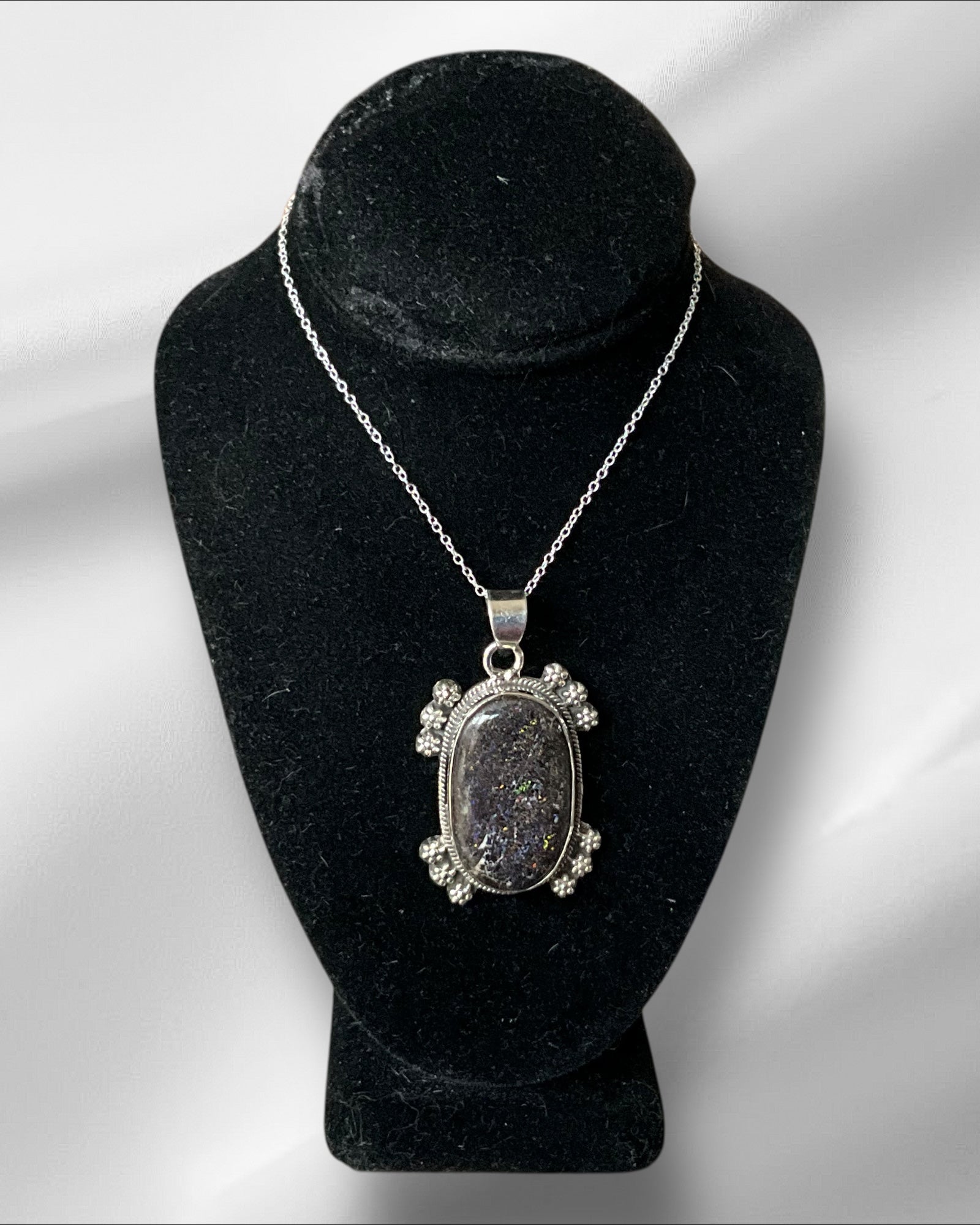 Bling Collection - Dainty Opal Necklace (Sterling)