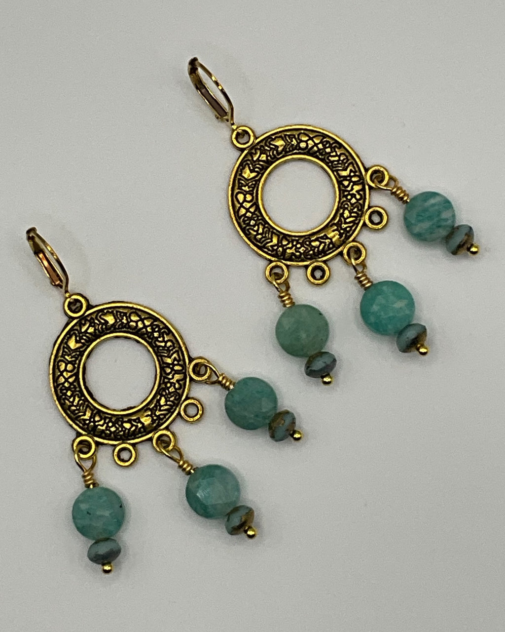 Amazonite Casual Earrings