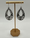 Silver Filigree Casual Earrings