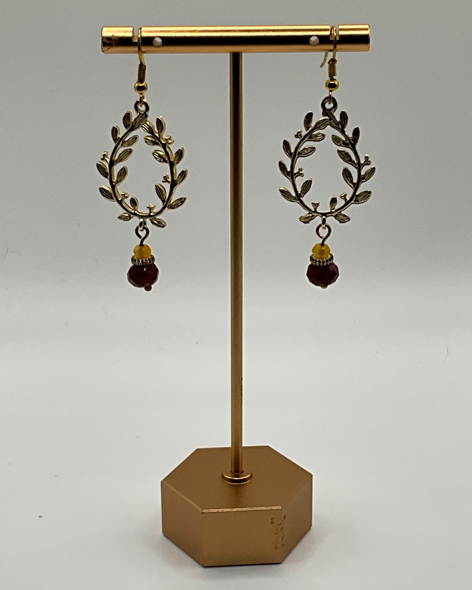 Dyed Agate Casual Earrings