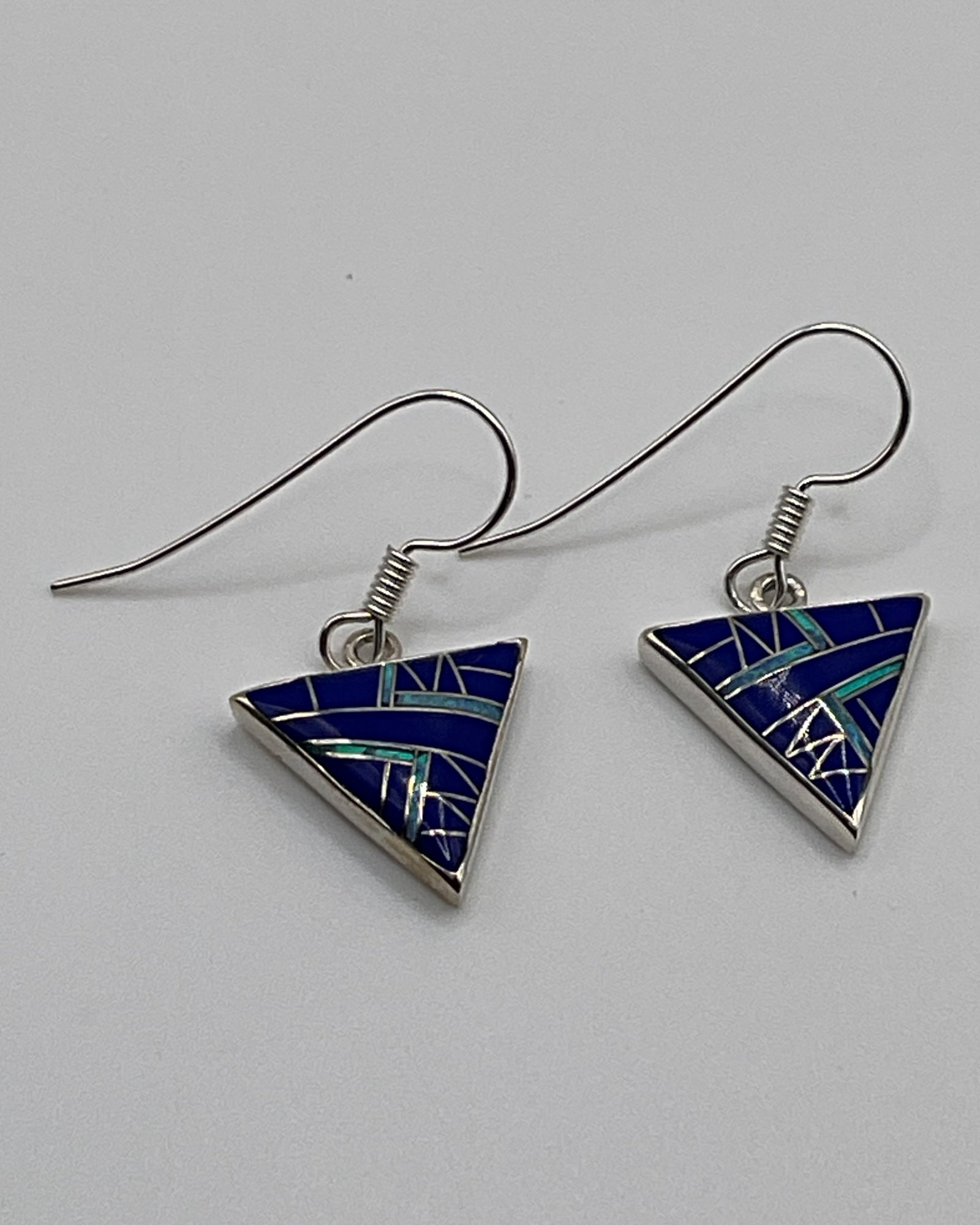 Bling Collection - Lapis Designer Earrings (Sterling)