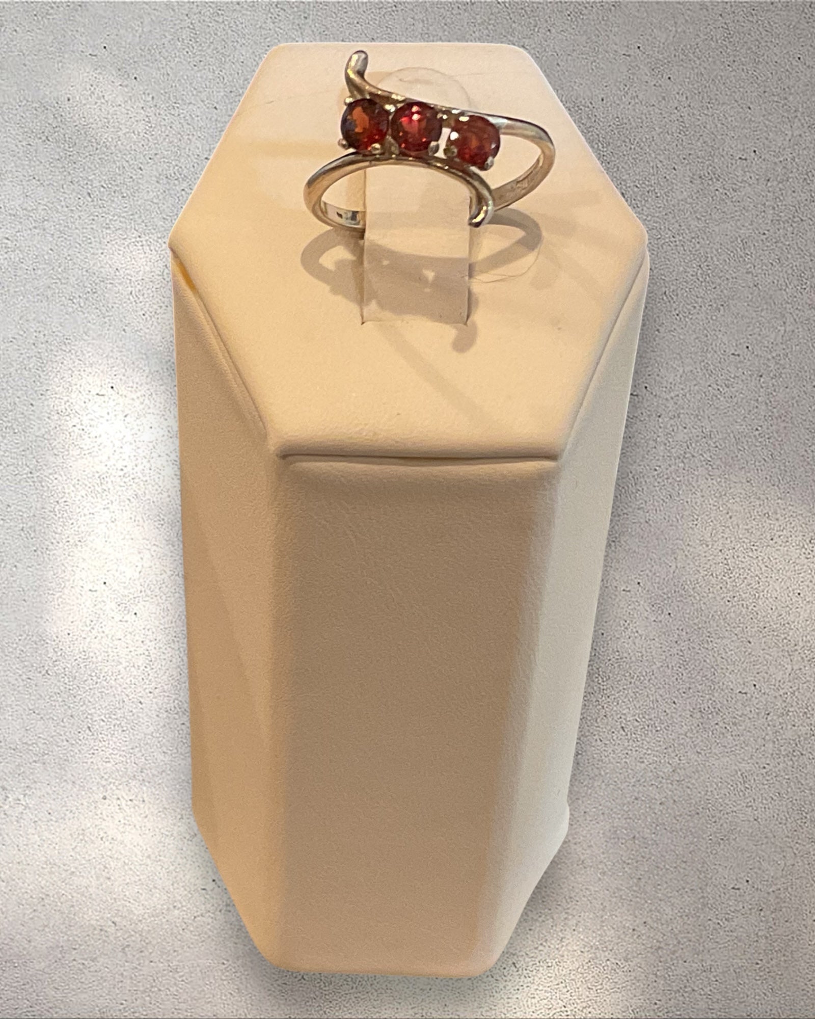 Affordable Luxury Collection - Garnet Gemstone Ring (Sterling)