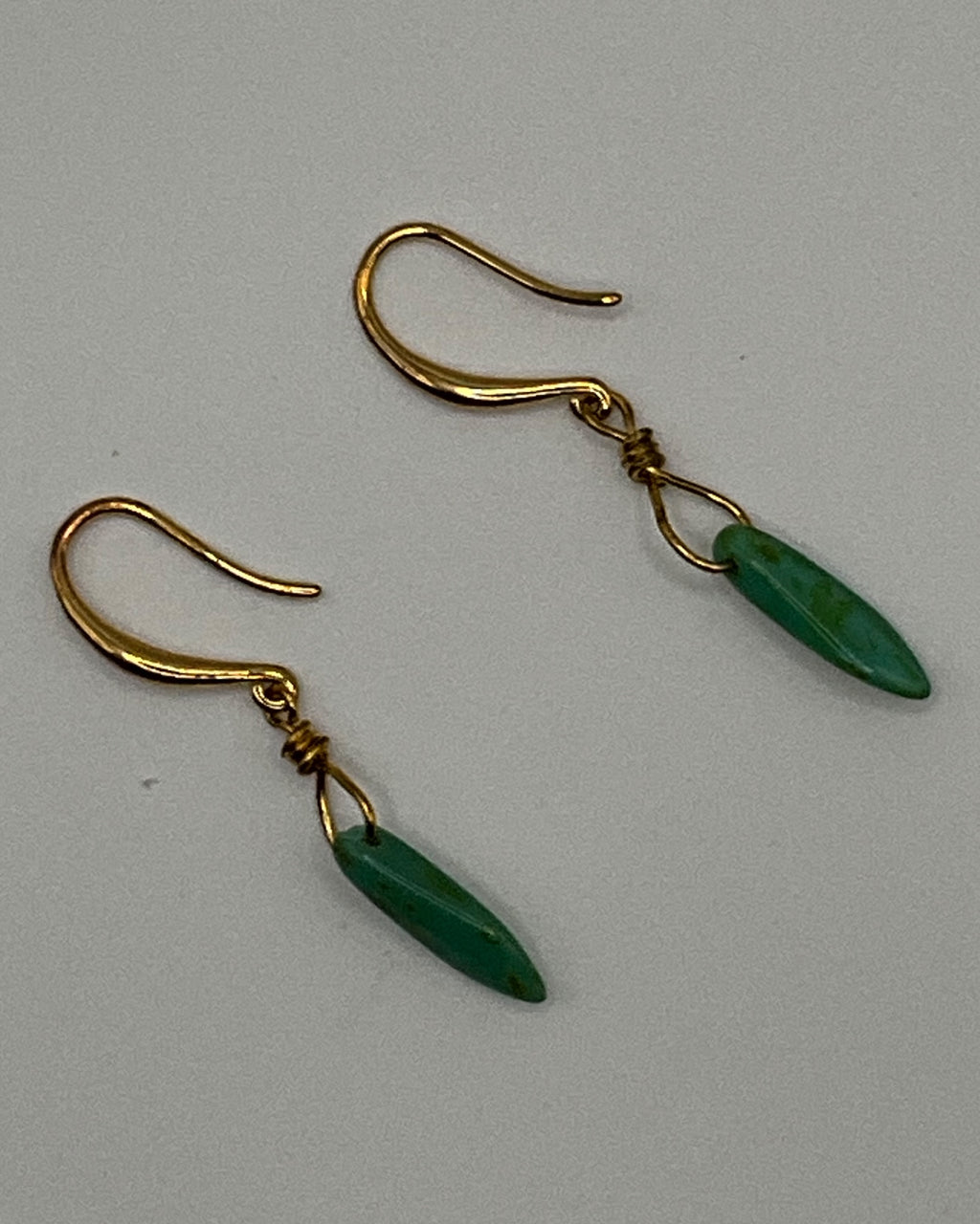 Green Chalcedony Casual Earrings
