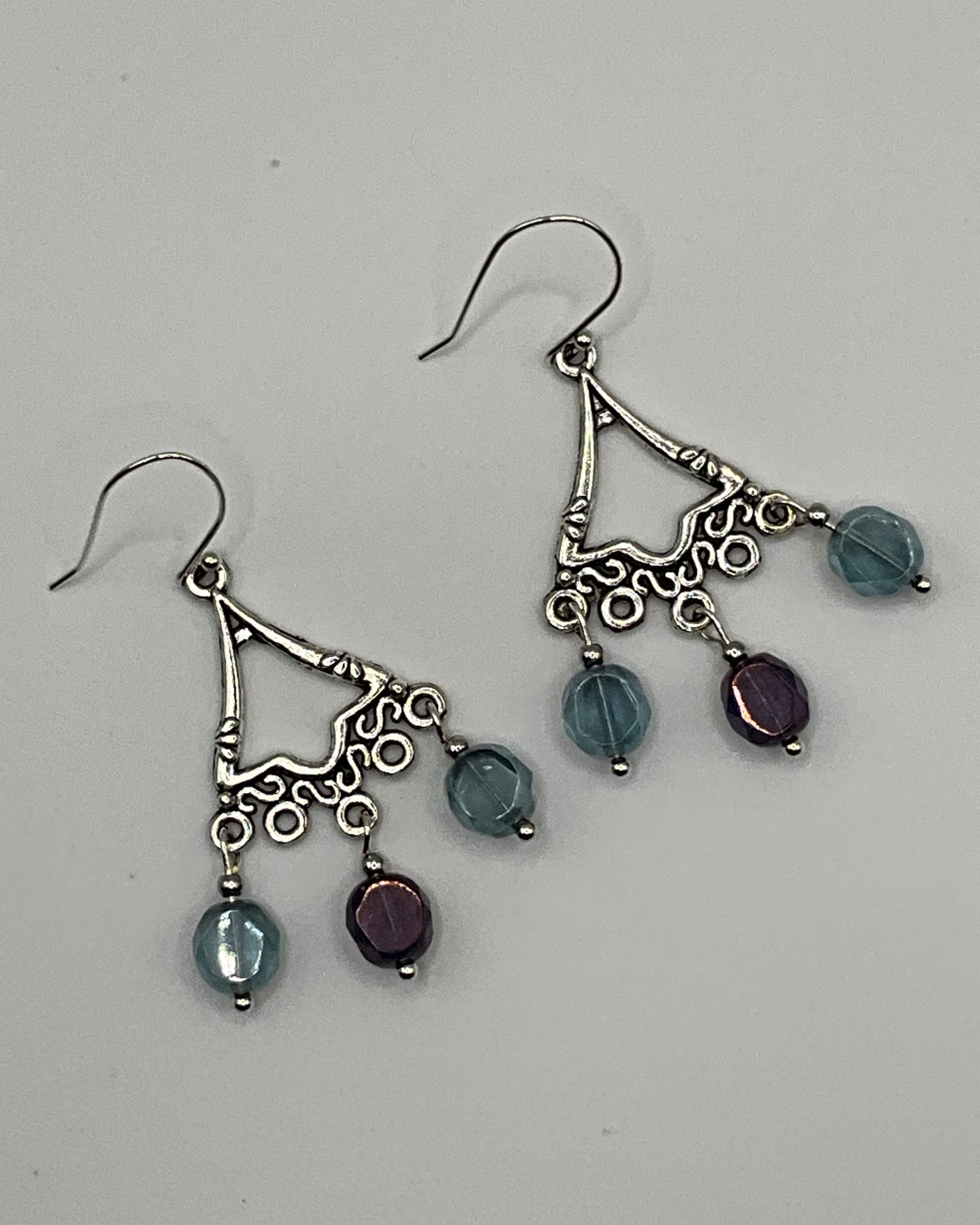 Czech Glass Beads Casual Earrings