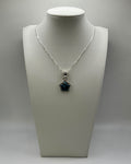 Bling Collection - Shattuckite Dainty Necklace (Sterling)