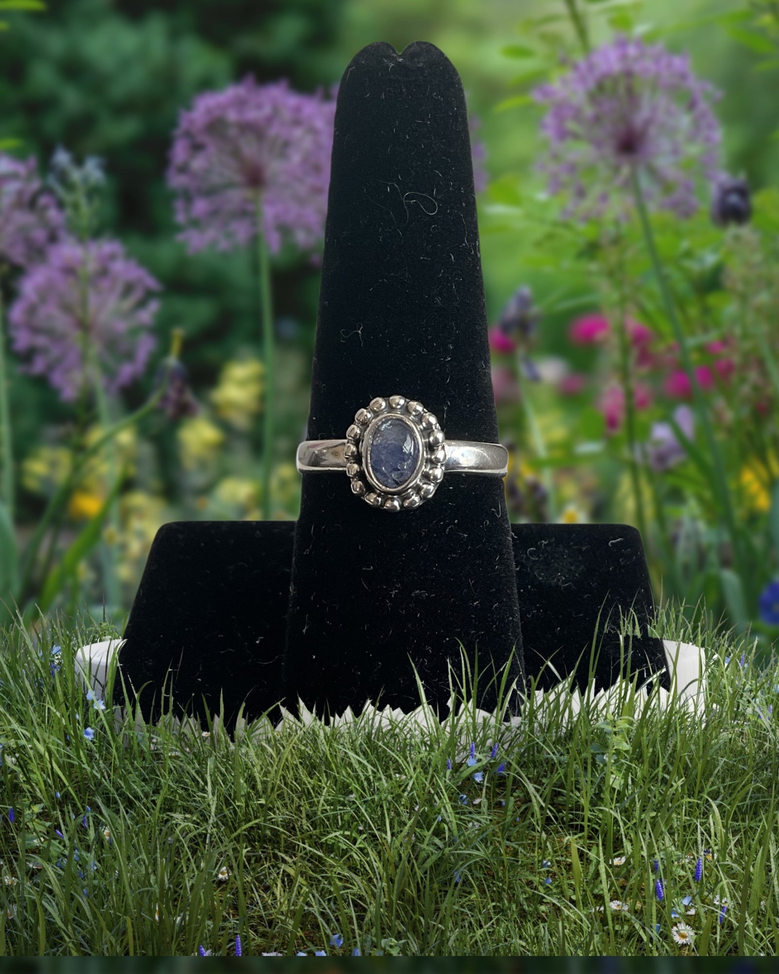 Bling Collection - Tanzanite Gemstone Ring (Sterling)