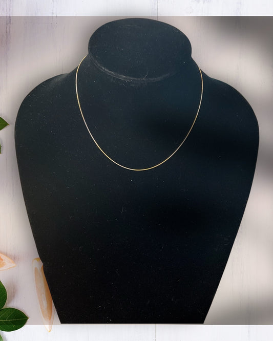 Bling Collection - Chain Necklace (Tri-Color Snake)