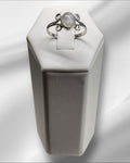 Bling Collection - Moonstone Gemstone Ring (Sterling)
