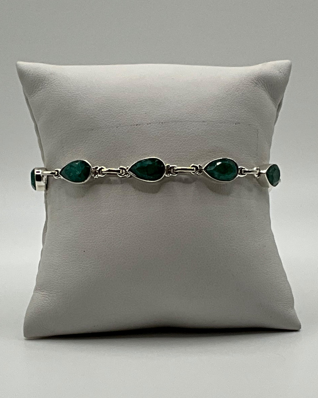 Bling Collection - Emerald Designer Bracelet (Sterling)