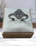 Bling Collection - Sterling Silver Clover Ring