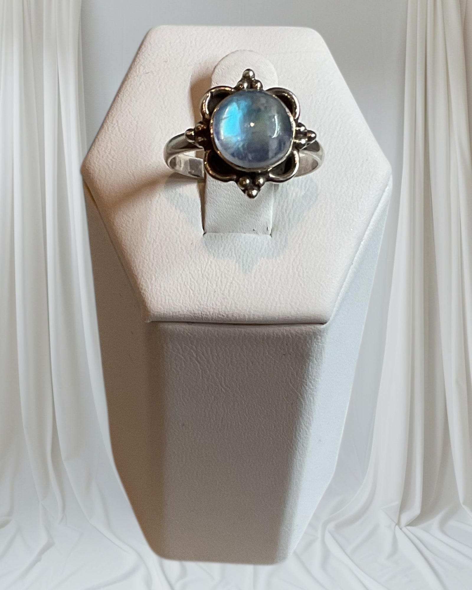 Bling Collection - Labradorite Gemstone Ring (Sterling)