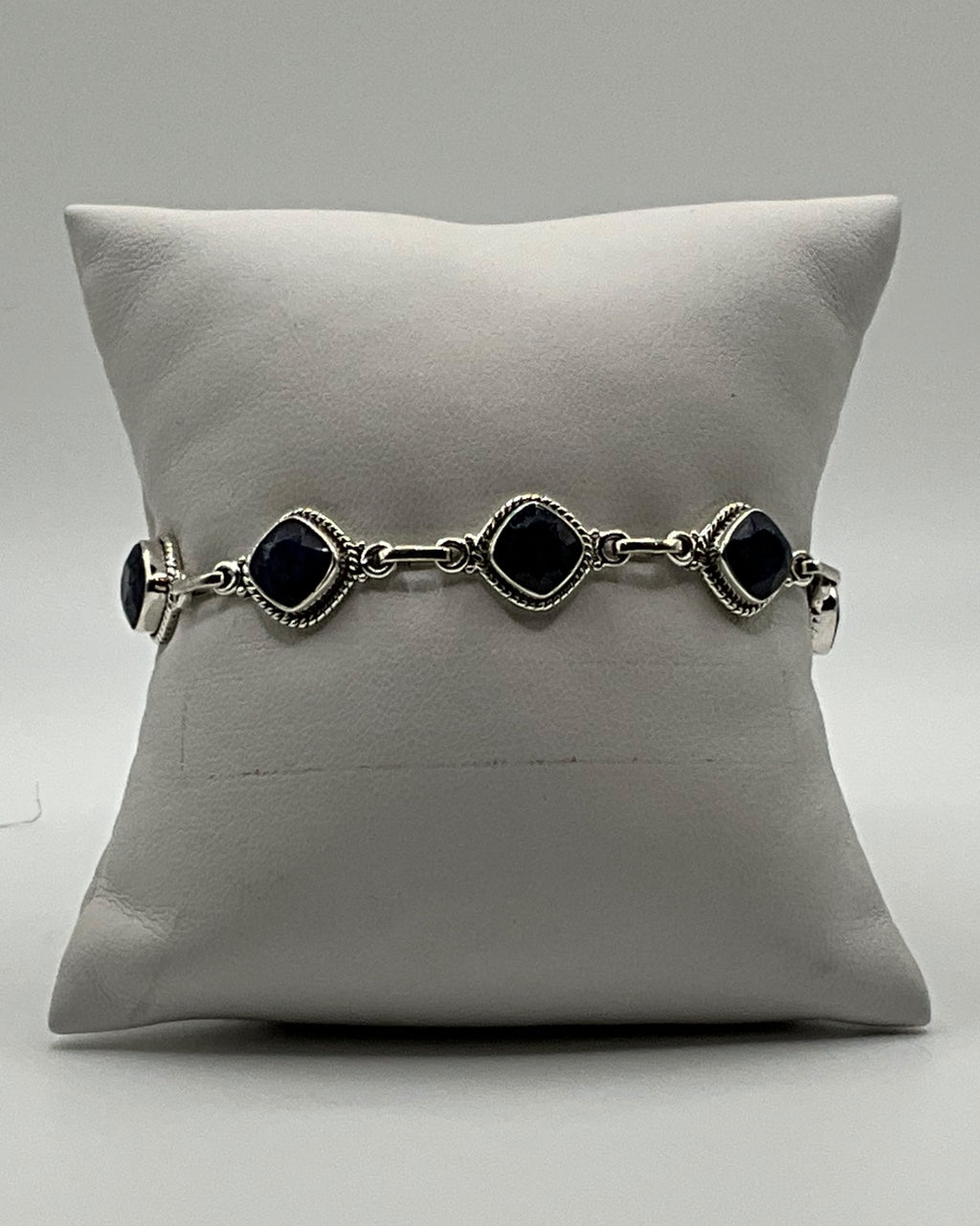 Bling Collection - Sapphire Designer Bracelet (Sterling)